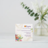 ワイルドフラワーウェディングレセプション エンクロージャーカード (スタンド正面)