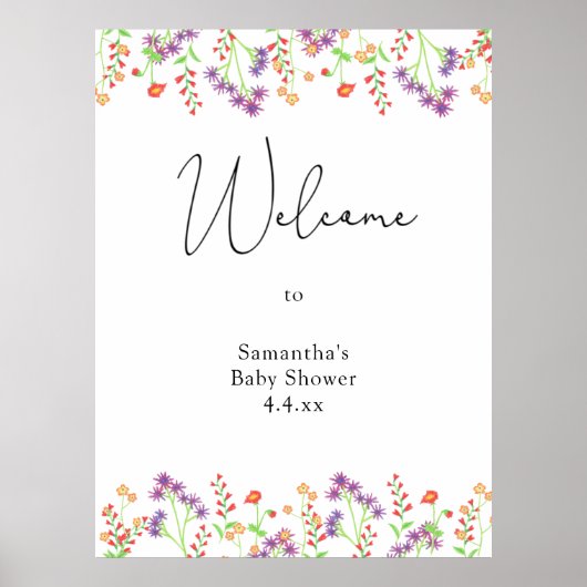 ワイルドフラワーウェルカム ポスター (正面)