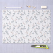 ワイルドフラワーウォータカラーティッシュペーパー 薄葉紙 (クラフト)