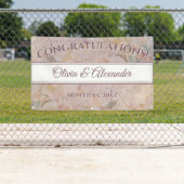 ワイルドフラワーウォータカラーフローラウェディングレセプション 横断幕