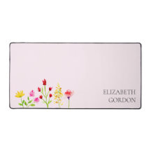 ワイルドフラワーウォータカラーフローラボホシックモダン