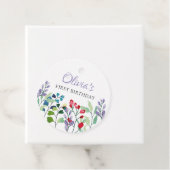 ワイルドフラワーウォータカラーフローラ1st birthday フェイバータグ (インサイチュ)