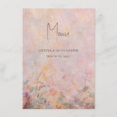 ワイルドフラワーウォータカラー結婚フローラ メニュー (正面)