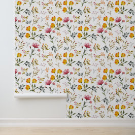 ワイルドフラワーウォーターのカラーフローラ 壁紙