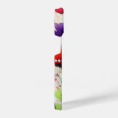 ワイルドフラワーウォーターカラートレンディー iPhoneケース (右側面)