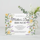 ワイルドフラワーウォーターカラーマザーズデイブランチ 招待状 (スタンド正面)