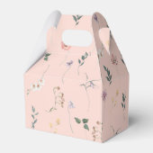 ワイルドフラワーウォーター春ベビーシャワーありがとう フェイバーボックス (正面サイド)