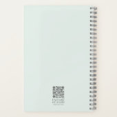 ワイルドフラワーウォーター聖なる書物、 経典 パーソナライズされた ノートブック (裏面)