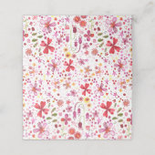 ワイルドフラワーウォーター色 プレイスカード (外部開封)