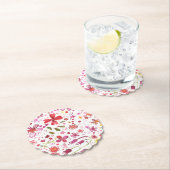 ワイルドフラワーウォーター色 ペーパーコースター (インサイチュ)