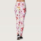 ワイルドフラワーウォーター色 レギンス (裏面)