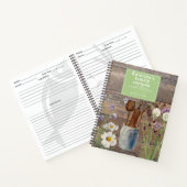 ワイルドフラワーウッドキッチンアツファミリーレシピ ノートブック (内部)