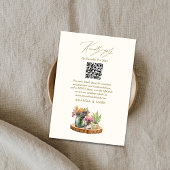 ワイルドフラワーウッドメイソンジャースボホボヘミアン結婚RSVP 出欠カード