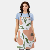 ワイルドフラワーエプロン エプロン (着用した状態)