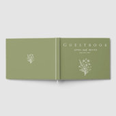 ワイルドフラワーエレガンスゲストブック ゲストブック (全面)