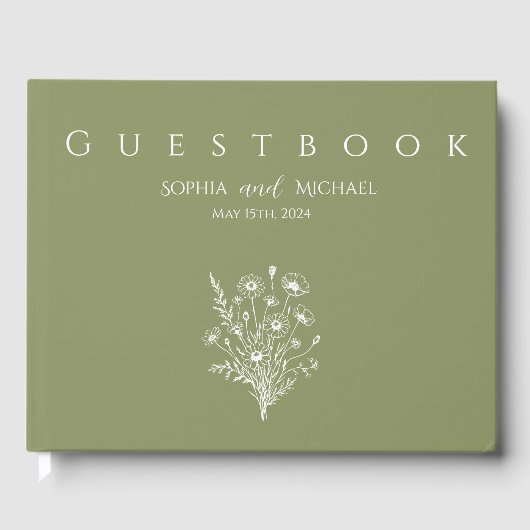 ワイルドフラワーエレガンスゲストブック ゲストブック (正面)