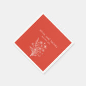 ワイルドフラワーエレガンス結婚ズ – ナプキンス スタンダードカクテルナプキン (角)