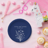 ワイルドフラワーエレガンス結婚ズ – ナプキンス ペーパープレート (パーティー)