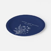 ワイルドフラワーエレガンス結婚ズ – ナプキンス ペーパープレート (アングル)