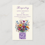ワイルドフラワーエレガンス – レジストリ – ハネムーンビジネスCa 名刺 (正面)