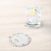 ワイルドフラワーエレガントのベビーの開花 ペーパーコースター (インサイチュ)