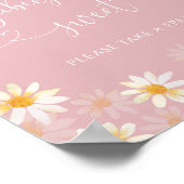 ワイルドフラワーエレガントのベビーは甘いポスター ポスター (角)