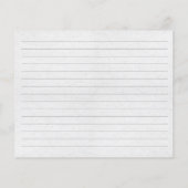 ワイルドフラワーエレガントの水色シャワーレシピカード (裏面)