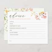 ワイルドフラワーエレガントアドバイスカード (正面/裏面)