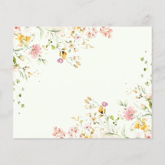 ワイルドフラワーエレガントアドバイスカード (裏面)