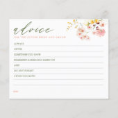 ワイルドフラワーエレガントアドバイスカード (正面)