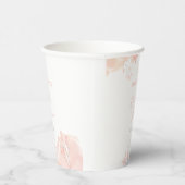 ワイルドフラワーエレガントウォーターのカラーブライダルシャワー 紙コップ (右)