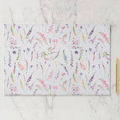 ワイルドフラワーエレガントウォーターのカラー紙ランチョンマット ペーパーパッド (インサイチュ)