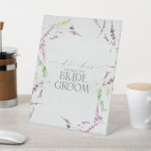 ワイルドフラワーエレガントウォーター色フローラ日付アイディア 台座サイン (インサイチュ)