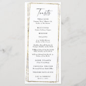 ワイルドフラワーエレガントカラフルリハーサルディナーメニュー メニュー (裏面)