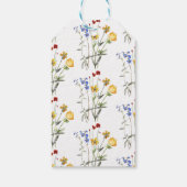 ワイルドフラワーエレガントサンキューブライダルシャワー ギフトタグ (裏面)