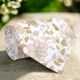 ワイルドフラワーエレガントズシンプルミニマルクラシック ネクタイ