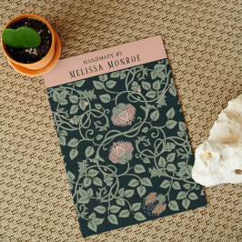 ワイルドフラワーエレガントズネックレスイヤリングディスプレイカード