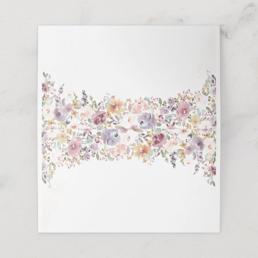 ワイルドフラワーエレガントズブライダルシャワー プレイスカード (外部開封)