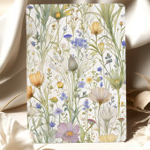 ワイルドフラワーエレガントズ結婚デリケートなパステル花模様 招待状