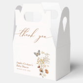 ワイルドフラワーエレガントバタフライベビーシャワー フェイバーボックス (オープン)