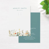 ワイルドフラワーエレガントフィールドキーチェーン表示カード (デスク)