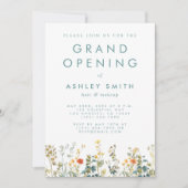 ワイルドフラワーエレガントフィールドグランドオープニング 招待状 (正面)