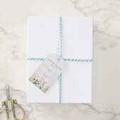 ワイルドフラワーエレガントフィールド価格ラベル ギフトタグ (より糸付き)