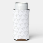 ワイルドフラワーエレガントフォトスウィート16誕生日 スリム缶クーラー (Seltzer裏面)