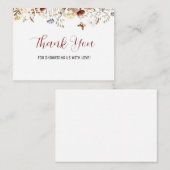 ワイルドフラワーエレガントフローラお願いノートカード ノートカード (正面/裏面)