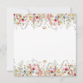 ワイルドフラワーエレガントフローラの卒業式ブランチ 招待状 (裏面)