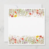 ワイルドフラワーエレガントフローラブランチの招待 招待状 (裏面)