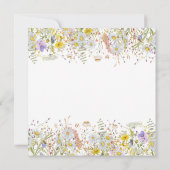 ワイルドフラワーエレガントフローラブランチの招待 招待状 (裏面)