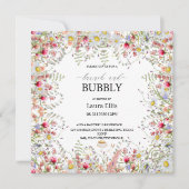 ワイルドフラワーエレガントフローラブランチの招待 招待状 (正面)