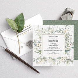 ワイルドフラワーエレガントフローラ卒業ブランチinvita 招待状